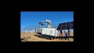 Robots are now handling the solar panels, making installation faster, safer, and hands-free.