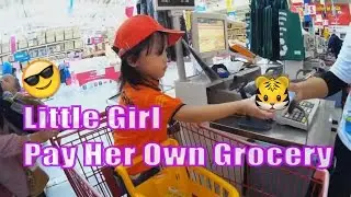 REAL CASH REGISTER Grocery Shopping at The Supermarket