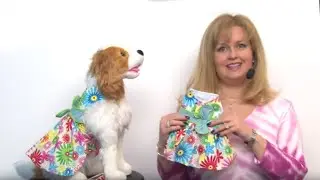 Floral Tuscany Designer Dog Harness Dress
