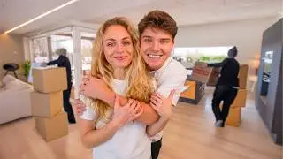 VI FLYTTER IND! (Flyttevlog)
