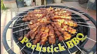 BARBEQUE PORKSTICK - Dimples' Cooking