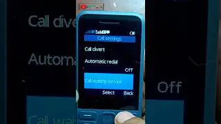 How to activate call waiting on Nokia 130 music keypad phone // Nokia 130 music call waiting setting
