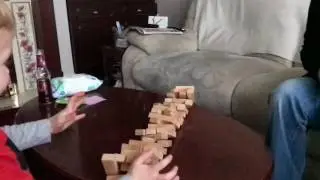 Jenga slow motion