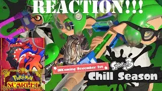 Double Reaction!! Pok&eacute;mon Scarlet& Violet xSplatoon3 Chill Season