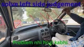 Master Steering Control & Left Side Judgement | Beginner Driving Tips in Hindi #drivingtips #viral