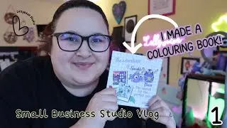 I made a colouring book! | Studio Vlog 1 2025 | ♡