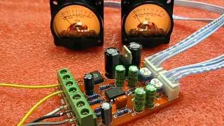 Analog VU Meter and Driver Board Demo Video