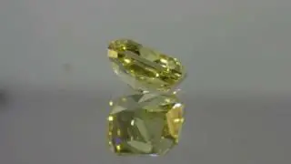 GIA Certified Diamond Fancy Vivid Yellow Internally Flawless 8.68