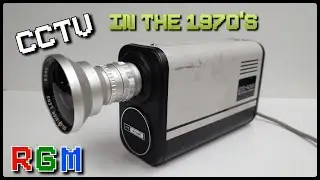 IKEGAMI CTC-4300 BLACK AND WHITE TUBE CCTV TELEVISION CAMERA from the 1970's #shorts