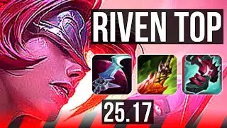 RIVEN vs DARIUS (TOP) | 11/2/5, Dominating | NA Master | 25.17