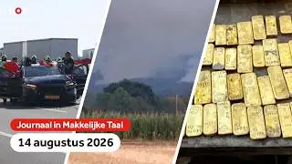 Ongeluk bij protest, bosbranden Duitsland, schat gevonden.