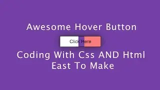 Awesome Hover Button | HTML & CSS | Anytime Web-design