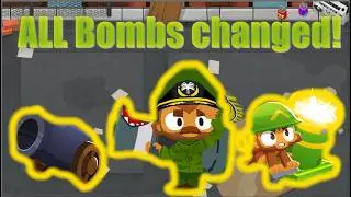 ALL BOMBS changed in Bloons TD Battles 2!