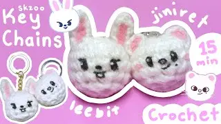 MAKE CROCHET SKZOO KEYCHAINS IN UNDER 30 MINUTES!!