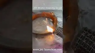 Super Fast Handheld Laser Rust Cleaning Process