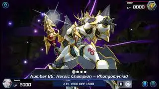 [Yu-Gi-Oh! Master Duel] Utopia Rhongo - Rhongo with 9 Mats?! Enemy insta surrender!