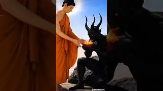 Buddha compassion that turned a demon into a human#buddha #trendingviedo