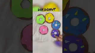Diy Donut || donut art || diy craft #diy #donuts #diycrafts #handmade #craft #sweet #donutsathome