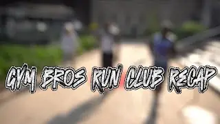 Chicago Run Club with the gym bros