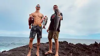 Two amazing days of diving Hawaii’s reef. Lobster uku mu -catch & cook-