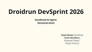 Dead-hand Agent by DroidTrex (A Project for Droidrun DevSprint 2026)