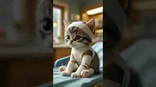 cat falls off bike 😭 #cutecat