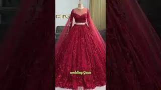 Ye Wedding Gown Sabko Pasand Aa Raha Hai 😍#shortvideo #yt #wedding #dress#ytshorts #fashion#lehenga