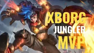 Xborg jungle mvp + build item dan emblem.