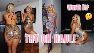 MEW MEWS MINI DRESSES TRY ON HAUL! Backless, club fits, formal!