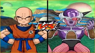 Dragon Ball Z: Budokai Tenkaichi 3 - Krillin VS 1st Form Frieza [COM VS COM]