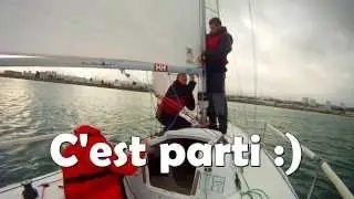 Voile ESIX Web s&eacute;rie - First ride in J80