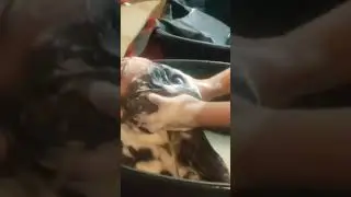 #64 #4 HAIR WASH HEAD MASSAGE #hairwash #headmassage #facemassage   #MY REAL CUSTOMER.