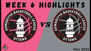 Fall 2025 - PEACE VS SADAQAT: Week #6 Ahmadiyya Basketball League Ottawa Highlights