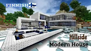 Hillside Finnish Modern House | Mini Block Craft | 2021
