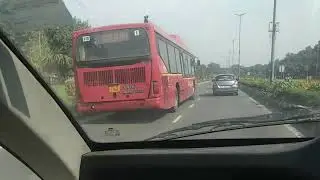 Beautiful Road view of New Delhi Embassy Area