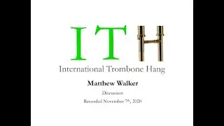 ITH- Matthew Walker- 2020-11-07