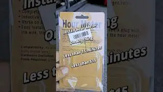 Hour Meter Install.  $15.  15 minutes.  On any combusion motor.