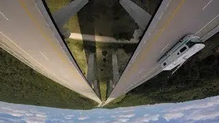 EPIC MattyStuntz Bridge  - Dont Look Down -  SILK QAVR FPV