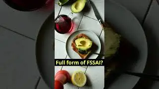 FSSAI का फुल फॉर्म क्या होता है? UPSC में पूछा जाता है| What is the full form of FSSAI? #shorts