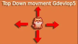 How to do WASD top down movement in Gdevelop!
