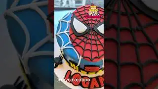 Spider-Man Custom Cake | Superhero Birthday Design #SpidermanCake #CustomCakes #spidermantutorial
