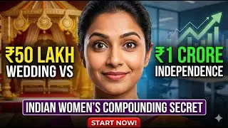 ₹50 Lakh Wedding VS ₹1 Crore Independence: Indian Women&rsquo;s Compounding Secret (START NOW!)