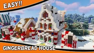Easy Gingerbread House Tutorial: How to Build a Candy House in Minecraft 1.20