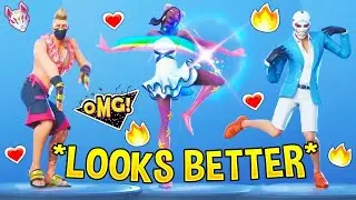 TOP 50 FORTNITE DANCES & EMOTES LOOKS BETTER WITH THESE SKINS.! (Fortnite Battle Royale)