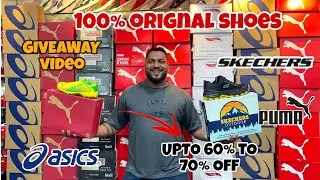 100% Original Shoe ₹700 😱| Flat 60% to 70% Off | Puma shoe| giveaway video | Branded Shoe In Mumbai