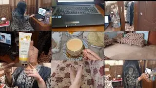 MORNING TO DAY ROUTINE VLOG //SKIN CARE AND WHITENING FEET TIP'S//AND HOME CLEANING