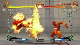 USFIV~ Dhalsim (IND Omh) vs.  Ken (Ninja Shinryu) HD