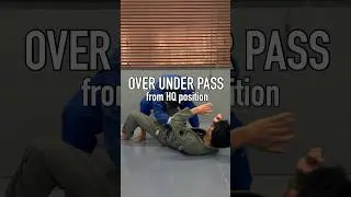 Over under pass from HQ position