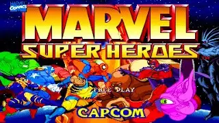 Marvel vs Capcom Fighting Collection Arcade Classics Marvel Super Heroes All Characters Playthrough