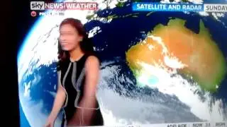 Sky News Weather girl blooper